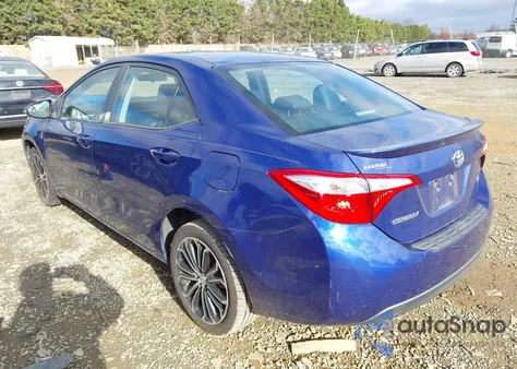 2015 Toyota Corolla S Plus from USA, damaged, VIN 2T1BURHEXFC465885